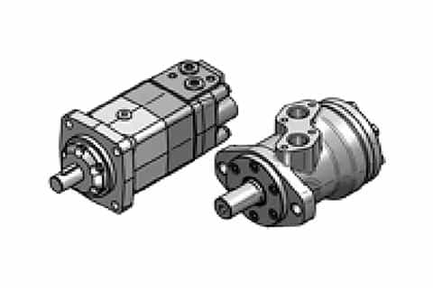 orbitalmotor av typene geroller og gerotor