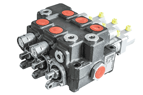 3 seksjons retningsventil fra nordhydraulikk
